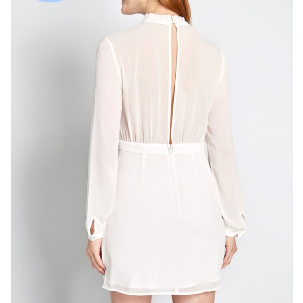 ModCloth White Mini Dress